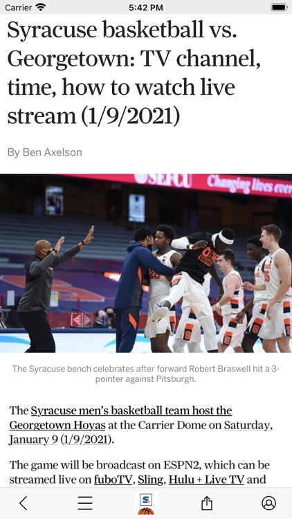Orange Basketball News