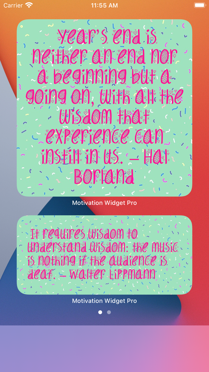 Motivation Widget Daily Quote