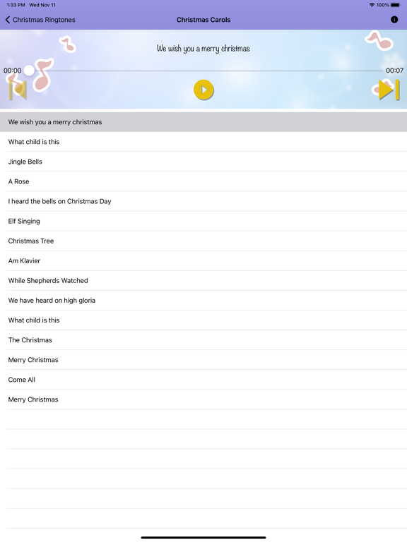 Christmas Ringtones & Songs screenshot 2