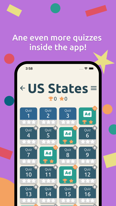 How to cancel & delete U.S. States & Presidents Quiz from iphone & ipad 4