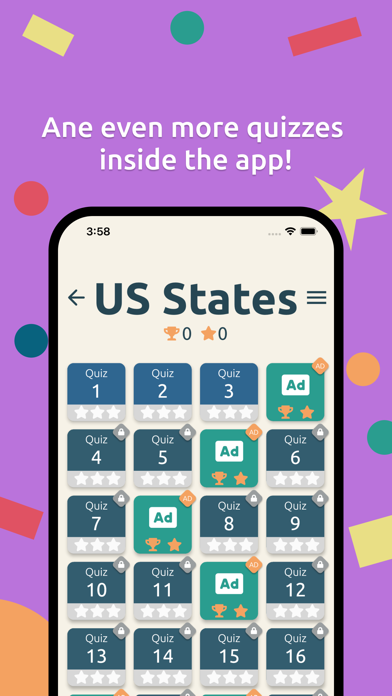 U.S. States & Presidents Quiz screenshot 4