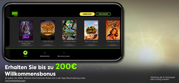 888 Slots - Echtgeld Spiele