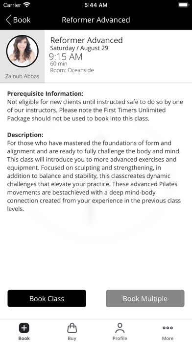 Foundation Reformer Pilates screenshot 3