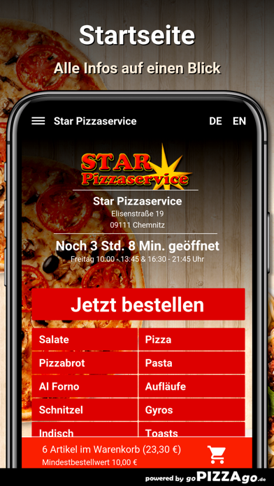 Star Pizzaservice Chemnitz screenshot 2