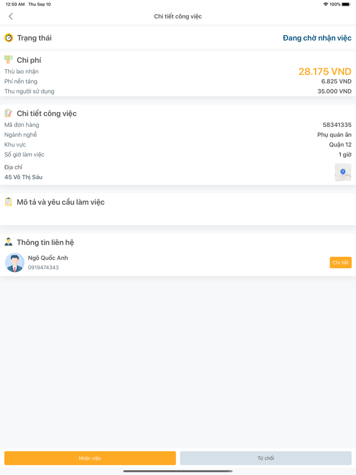 ĐỐI TÁC PHỤ VIỆC NHANH