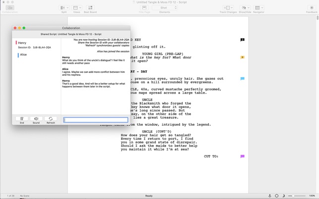 ‎Final Draft 12 Screenshot