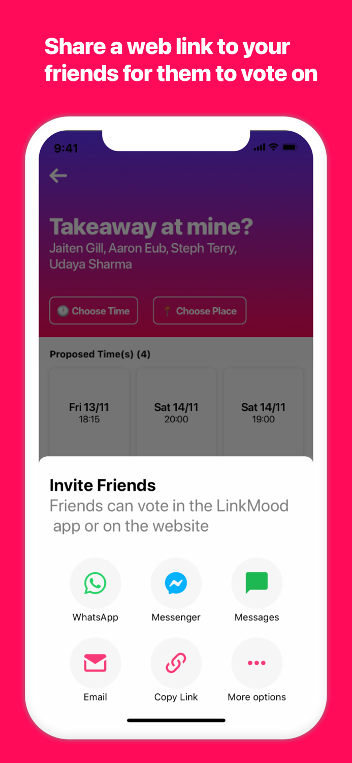 LinkMood - Plans With Friends