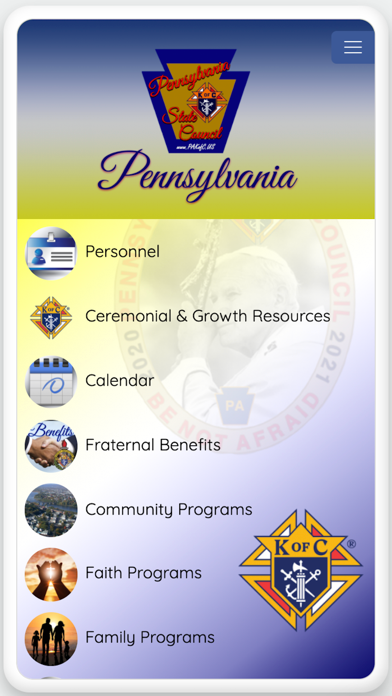 Screenshot #1 pour PA Knights of Columbus