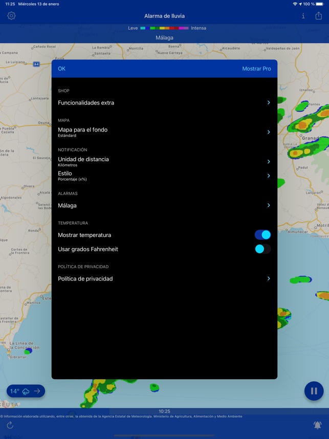 Alarma De Lluvia Rain Alarm En App Store