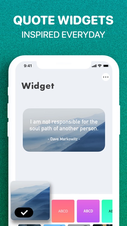 Affirmation Widget Quotes