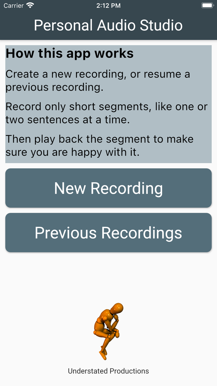 Personal Audio Studio