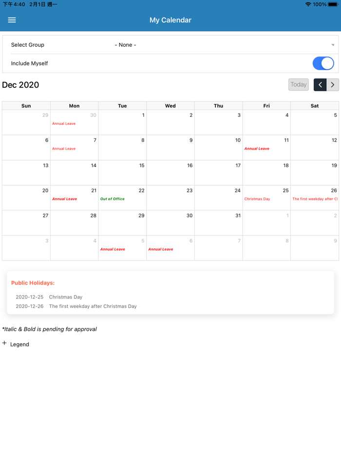 COLC HRMS Mobile App
