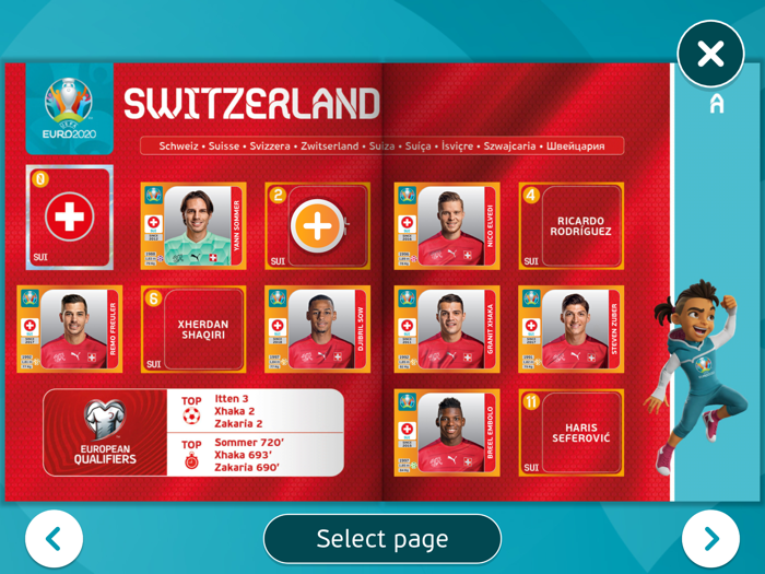 EURO 2020 Panini sticker album