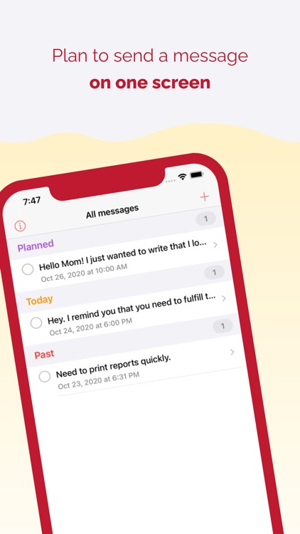 Send Later - messages planner