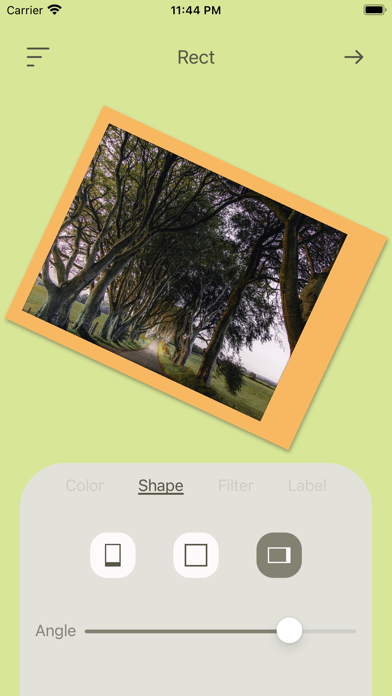 Rect Simple-チェキ風加工アプリ screenshot 2