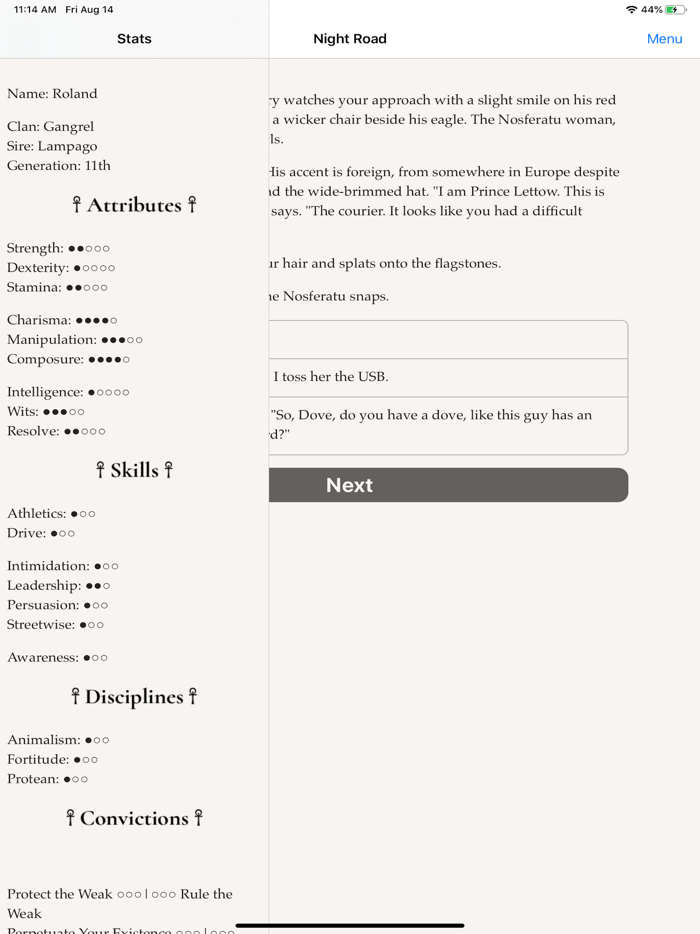 Vampire — Night Road