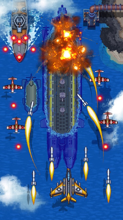 1945 - Airplane shooting games screenshot-6
