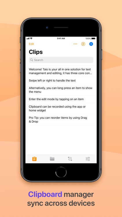Taio - Markdown & Text Actions