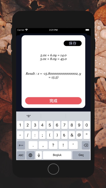 一维线性方程求解器 screenshot-4