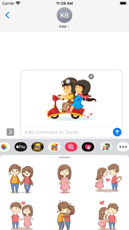 Cute Couple Best Stickers