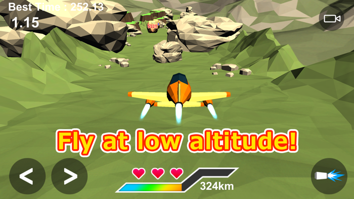 Low-flyingFly Drill Airplane