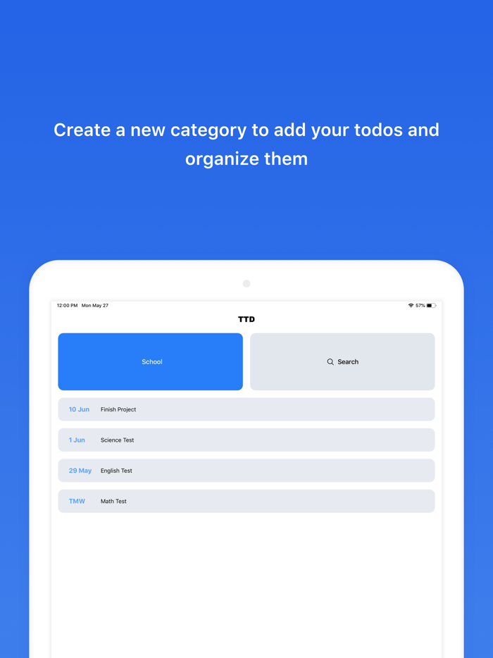 TTD - Todo List  Time Manager