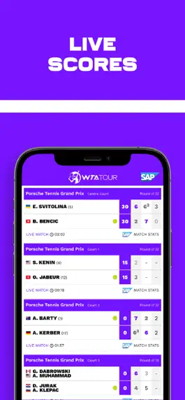 Game screenshot WTA Scores mod apk