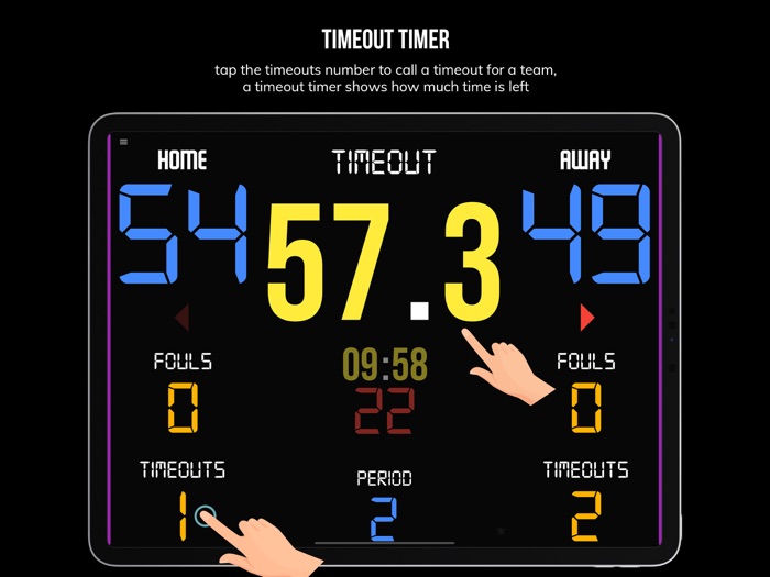 BT Scoreboard - Basketball