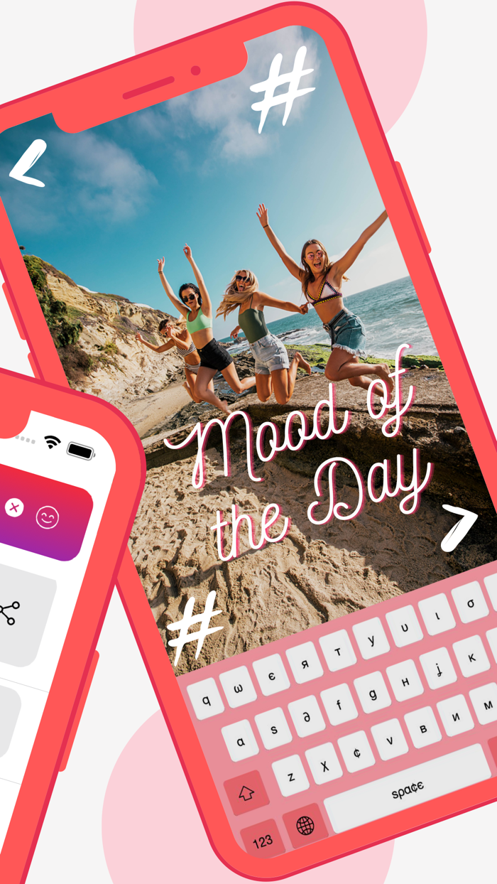 Fonts Gif keyboard backgrounds