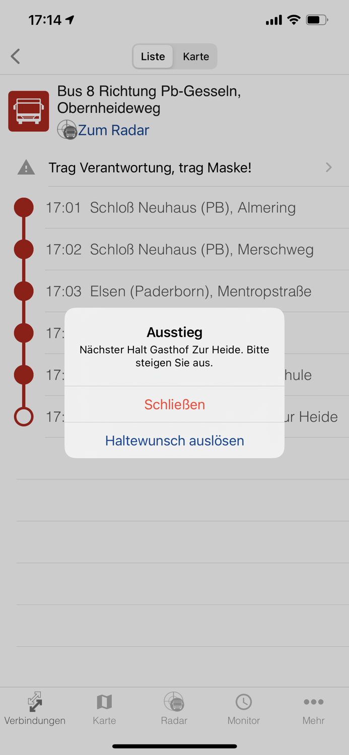 PaderSprinter Kompass