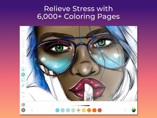 Pigment - Adult Coloring Book iPad app afbeelding 1