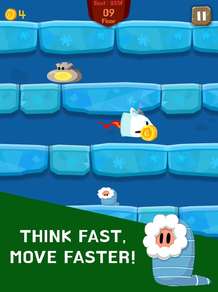 Jumpy worm - Fun jumping games