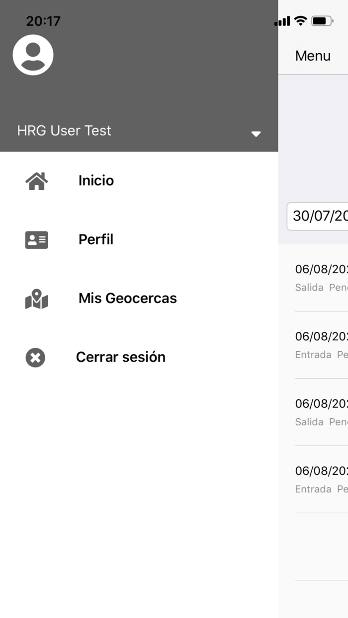 HRG Registro horas laborales