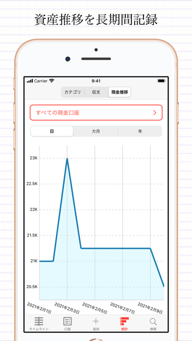 帳簿のスクリーンショット5 帳簿のスクリーンショット5