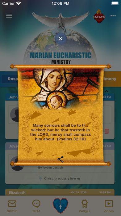 Marian Eucharistic Ministry screenshot 3