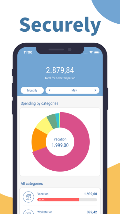 Just Expenses App screenshot 2