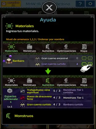 Captura 9 MHW:IB Tierras Destino iphone