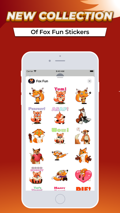 How to cancel & delete Fox Fun Emojis Stickers from iphone & ipad 3