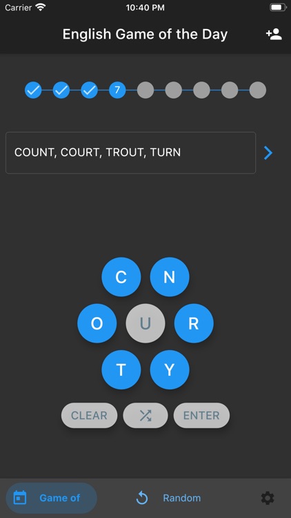 Wortsalat Spelling Bee 7 Ltrs screenshot-3