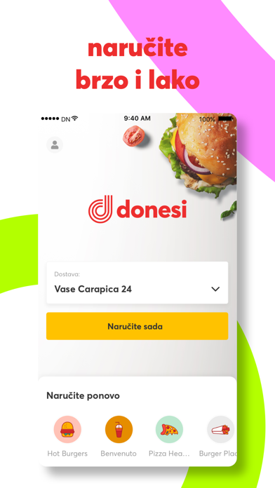 Donesi.com screenshot 2