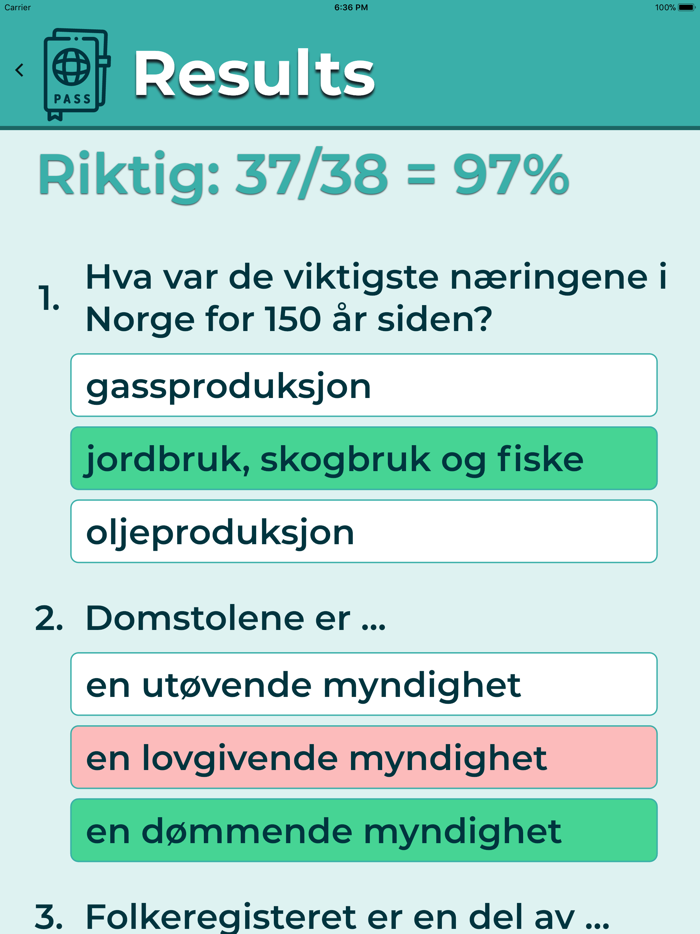 Samfunnsprøve Citizenship test