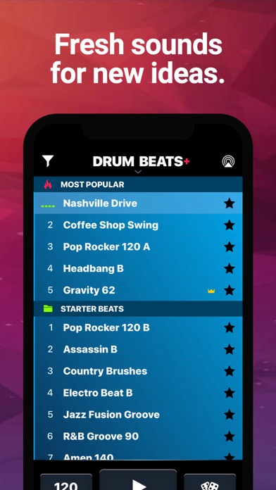 drum beats plus app