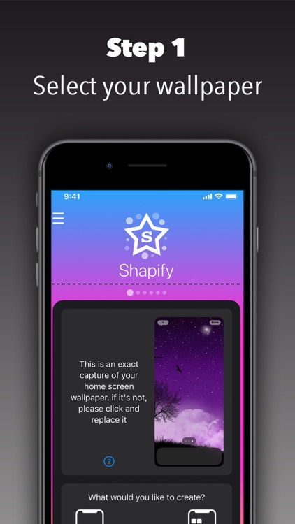 Shapify: HomeScreen Re-Shaper