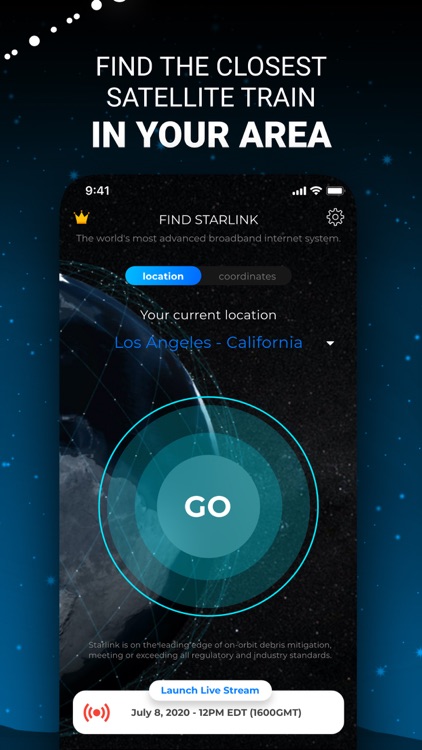 Starlink Tracker Live