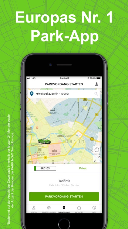 PARK NOW Europas Nr.1 Park-App screenshot-0