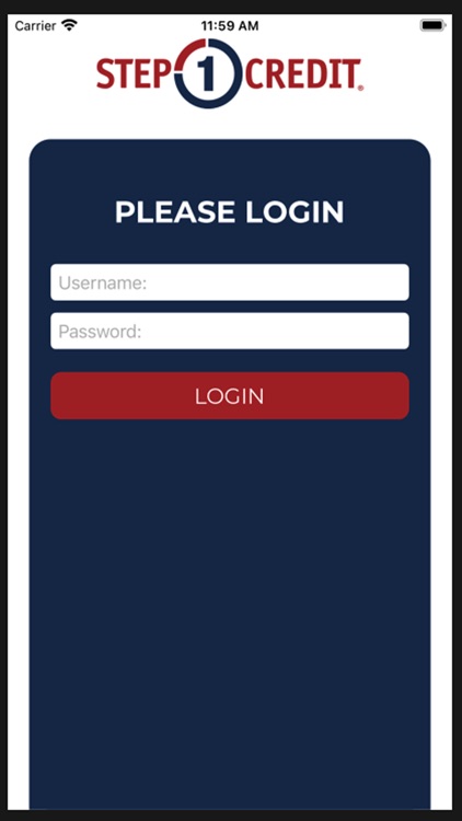 Step 1 Credit Mobile App