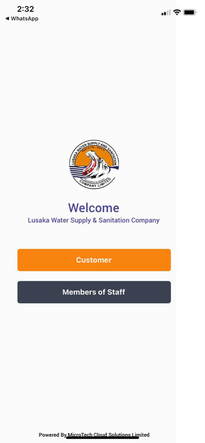 Lusaka Water Supply App