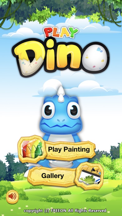 How to cancel & delete Play Dino Painting : Dinosaurs from iphone & ipad 1