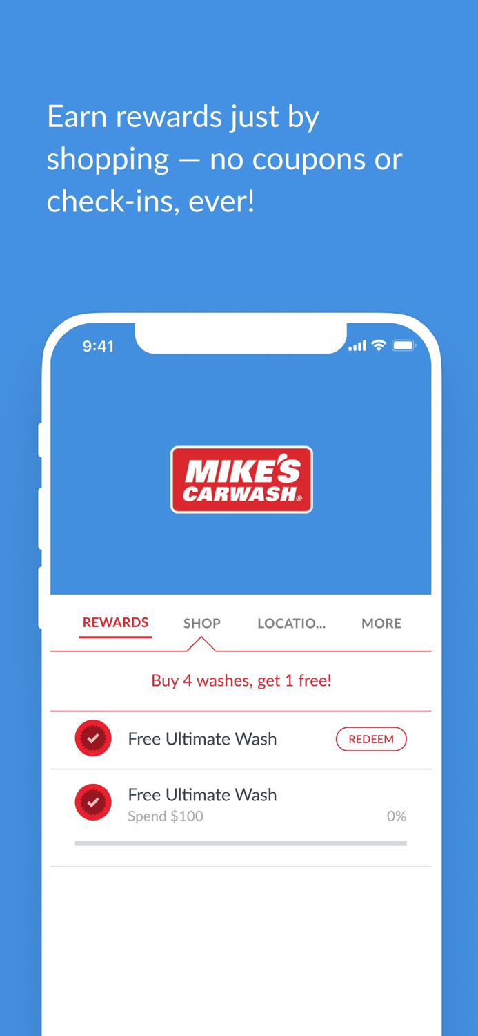 Mikes Carwash Rewards