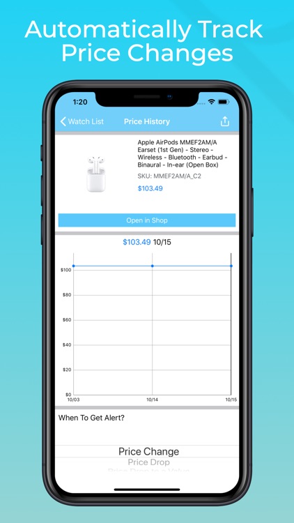 Price Tracker for Shop